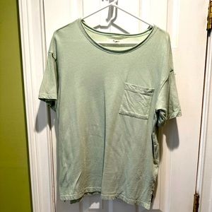 MADEWELL Softfade Cotton Oversized Pocket Tee